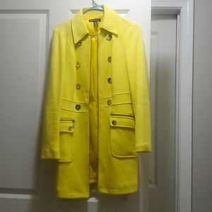 Inc International Concepts Work Wear Double-Breasted Stretch Peacoat